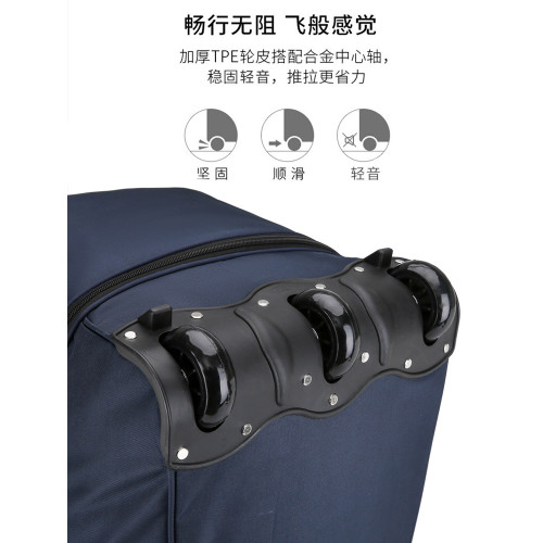 折曡打工拉桿包旅遊行李包男女大容量防水學生住校輕便手提旅行包