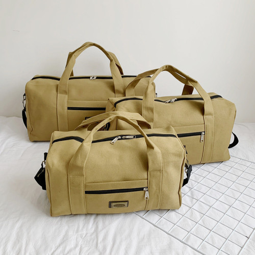 大容量帆布旅行包大號手提行李袋男出差旅遊包戶外單肩行李包健身