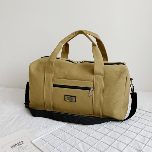 大容量帆布旅行包大號手提行李袋男出差旅遊包戶外單肩行李包健身