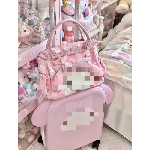 【新品特惠】日系可愛小美手提包大容量單間斜後後背包托特包