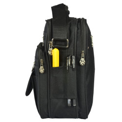 工具包竪款手提包文件公文包休閒耐磨斜後後背包男防水帆布單肩包