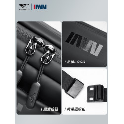 七匹狼男士胸包輕便斜後後背包通勤單肩包時尚潮流後後背包斜肩包機能騎行