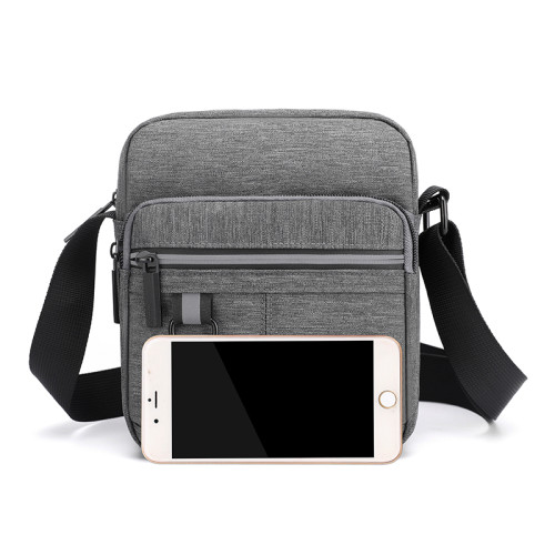 斜後後背包男簡約2023新款休閒手機包小挎包ins潮牌男士後後背包單肩包包