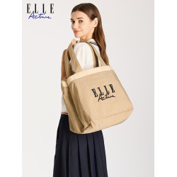 ELLE Active時尚輕便托特包大容量單肩包戶外運動旅行休閒女包