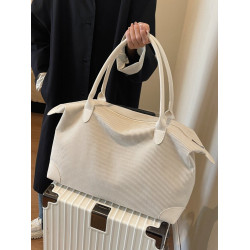 旅行包女大容量短途出差行李包簡約百搭單肩包輕便手提待産收納包