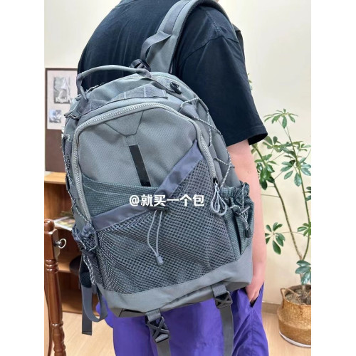 韓系機能風男女多功能大容量戶外登山包旅行網眼抽繩雙肩後後背包 韓系機能風男女多功能大容量戶外登山包旅行網眼抽繩雙肩後後背包