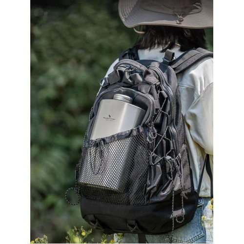 韓系機能風男女多功能大容量戶外登山包旅行網眼抽繩雙肩後後背包 韓系機能風男女多功能大容量戶外登山包旅行網眼抽繩雙肩後後背包