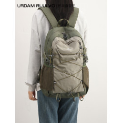 UR戶外輕便後後背包男女2025新款大容量登山徒步旅行包輕便學生運動包