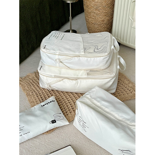 旅行收納袋分裝行李箱收納包羽絨服壓縮袋整理衣服內衣鞋子防水袋