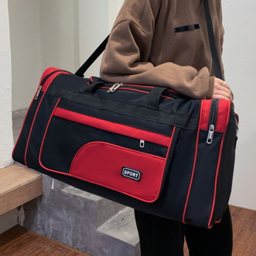 大容量手提旅行包男女外出差可折曡戶外行李袋旅遊包收納衣服後後背包