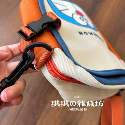 日系卡通可愛時尚單肩斜後後背包藍貓貓大容量單肩通勤百搭輕便斜後後背包