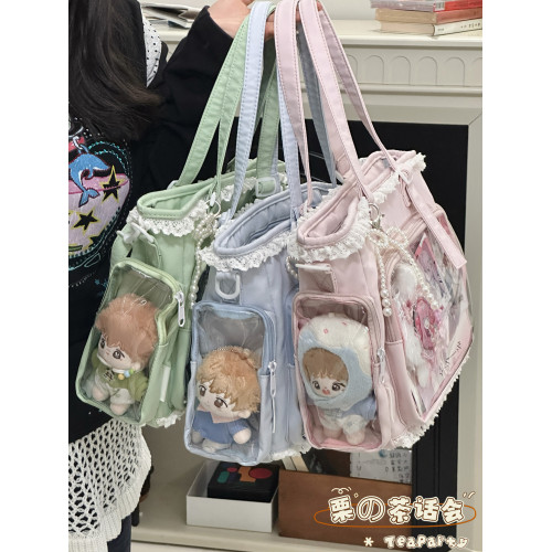 吧唧穀子痛包日常通勤娃包日系二次元單肩包包女學生大容量斜後後背包 吧唧穀子痛包日常通勤娃包日系二次元單肩包包女學生大容量斜後後背包