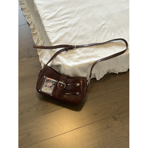 錢一波的痛包｜機車風二次元追星放小卡吧唧斜背微小食量外出酷颯