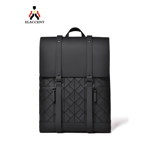 菱格雙肩包男士旅行上班通勤電腦包時尚大容量後後背包大學生書包男潮