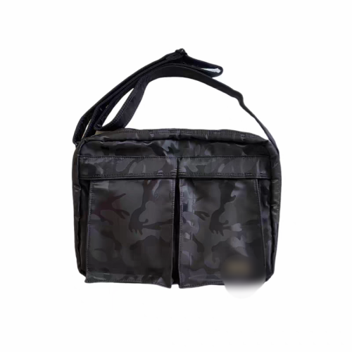 日系吉田男士包單肩斜後後背包韓版帆布休閒夾層多功能iPad簡約郵差包 日系吉田男士包單肩斜後後背包韓版帆布休閒夾層多功能iPad簡約郵差包