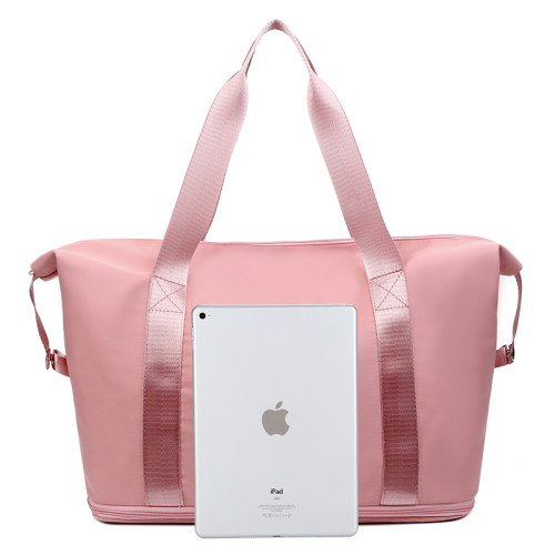 大容量旅行袋女包可套拉桿箱手提行李包出差可攜式運動收納袋待産包