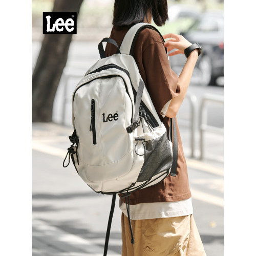 Lee雙肩包女2026新款大容量旅行包大學生電腦包男初中高中生書包