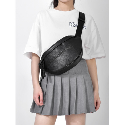 運動防水胸包斜後後背包女2026新款時尚潮牌腰包女百搭質感小衆後後背包男
