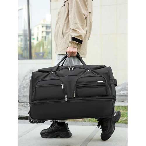 2024新款旅行包手提大容量拉桿包女學生住校旅遊打工搬家行李包女