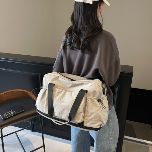 2025新款大容量折曡旅行包女手提行李包男輕便乾濕分離運動健身包