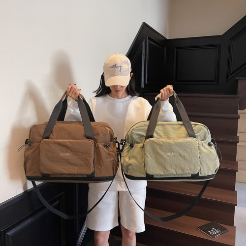 2025新款大容量折曡旅行包女手提行李包男輕便乾濕分離運動健身包