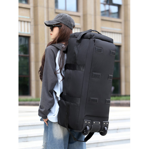 2025新款超大容量旅行包手提袋男女打工行李包輕便托運搬家行李包