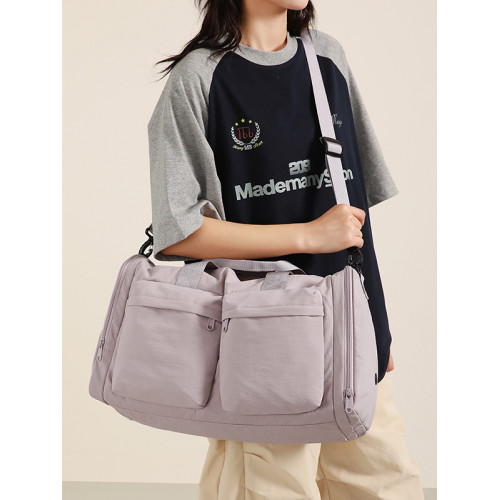 可折曡旅行袋輕便大容量行李箱附加包可攜式運動健身休閒通勤收納包