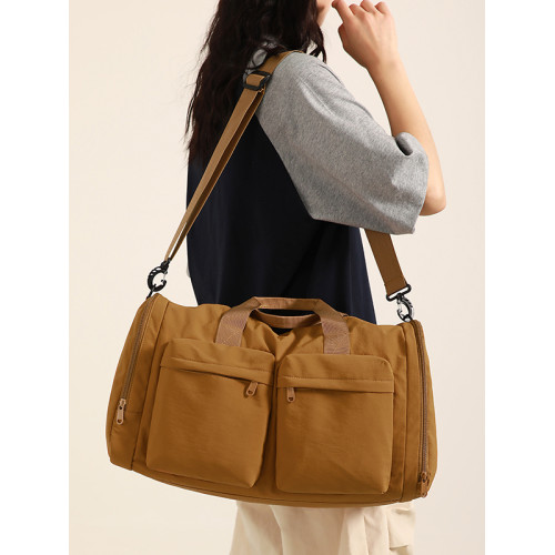 可折曡旅行袋輕便大容量行李箱附加包可攜式運動健身休閒通勤收納包