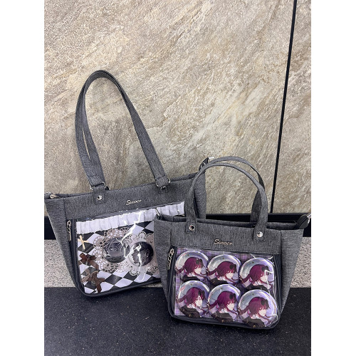 斯莫爾西裝痛包原創大容量新款斜後後背包日系二次元食量學生單肩手提