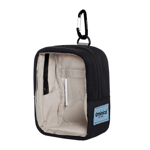 Qminica透明娃包小食量痛包手提包棉花娃娃展示包手機包旅行收納