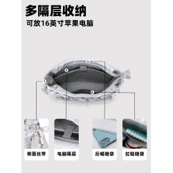 AORDA 原創單肩斜背大腸絲帶痛包雙肩後後背包大食量追星日常製服娃包