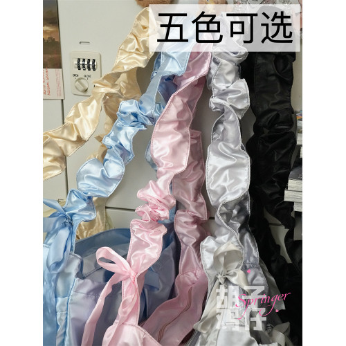 韓版可愛軟妹學生單肩包包女日系二次元少女透明痛包高顔值斜後後背包