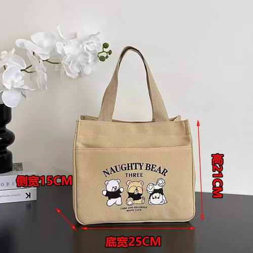 高級感上班小拎袋帆布手提包寶媽外出簡約小巧小拎包加厚上班便 高級感上班小拎袋帆布手提包寶媽外出簡約小巧小拎包加厚上班便