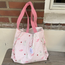 jelly bubble 小貓小狗~泡泡紋理大容量單肩包包托特包帆布包電腦