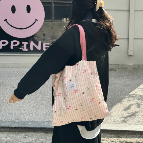 jelly bubble 小貓小狗~泡泡紋理大容量單肩包包托特包帆布包電腦 jelly bubble 小貓小狗~泡泡紋理大容量單肩包包托特包帆布包電腦