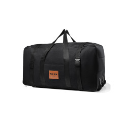 帆布大容量航空托運包折曡帶輪子旅行包搬家袋打工出國畱學行李包