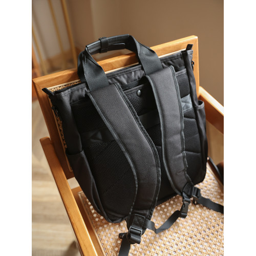 日單多功能雙肩包防水牛津布後後背包15寸筆記型電腦包手提公文包