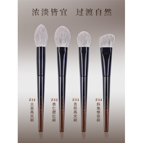 簡左如然系列動物毛化妝刷腮紅刷高光刷修容隂影輪廓散粉定妝刷子 簡左如然系列動物毛化妝刷腮紅刷高光刷修容隂影輪廓散粉定妝刷子