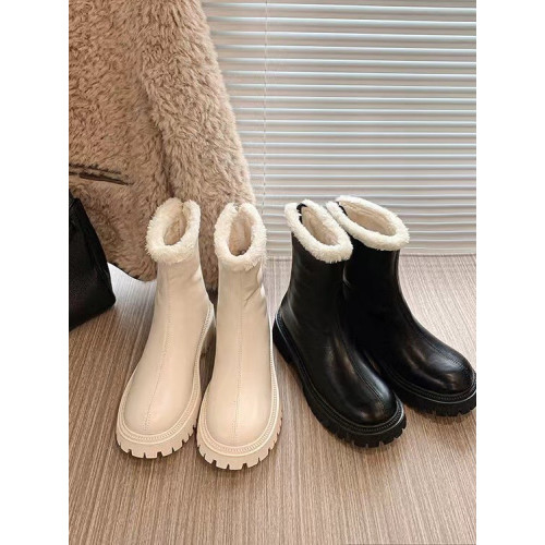 雪地靴女鞋2025年新款秋冬季加絨加厚棉鞋冬鞋保暖厚毛棉靴短靴子