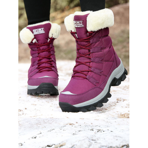 雪鄕雪地靴女2025新款冬季保暖加絨加厚防寒防滑東北戶外滑雪棉鞋 雪鄕雪地靴女2025新款冬季保暖加絨加厚防寒防滑東北戶外滑雪棉鞋