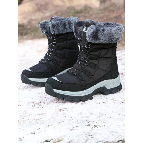 雪鄕雪地靴女2025新款冬季保暖加絨加厚防寒防滑東北戶外滑雪棉鞋 雪鄕雪地靴女2025新款冬季保暖加絨加厚防寒防滑東北戶外滑雪棉鞋