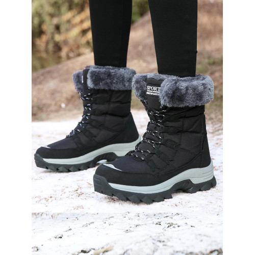 雪鄕雪地靴女2025新款冬季保暖加絨加厚防寒防滑東北戶外滑雪棉鞋 雪鄕雪地靴女2025新款冬季保暖加絨加厚防寒防滑東北戶外滑雪棉鞋