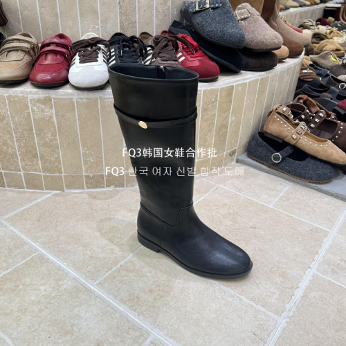 FQ3 實拍THE BULAGE秋冬圓頭中跟不過膝靴女百搭騎士靴休閒瘦瘦靴 FQ3 實拍THE BULAGE秋冬圓頭中跟不過膝靴女百搭騎士靴休閒瘦瘦靴