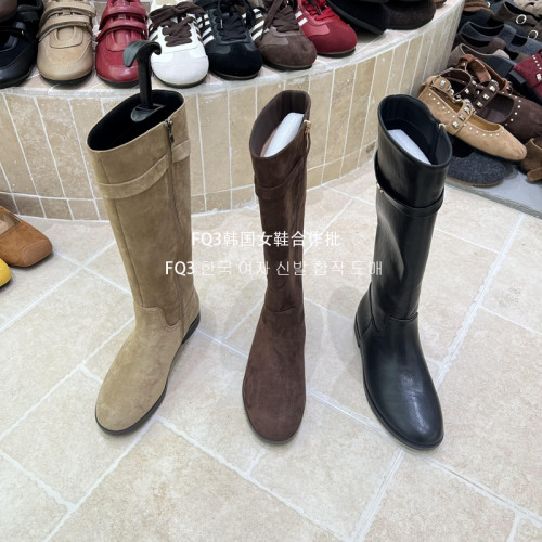 FQ3 實拍THE BULAGE秋冬圓頭中跟不過膝靴女百搭騎士靴休閒瘦瘦靴 FQ3 實拍THE BULAGE秋冬圓頭中跟不過膝靴女百搭騎士靴休閒瘦瘦靴