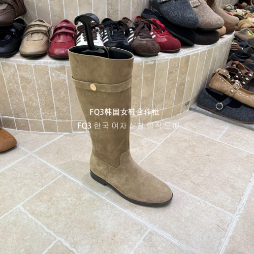 FQ3 實拍THE BULAGE秋冬圓頭中跟不過膝靴女百搭騎士靴休閒瘦瘦靴 FQ3 實拍THE BULAGE秋冬圓頭中跟不過膝靴女百搭騎士靴休閒瘦瘦靴