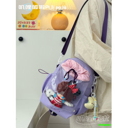 森系小清新20cm娃包小食量痛包可愛甜美少女斜後後背包漫展兩用雙肩包
