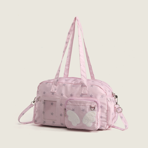 日系二次元星星天使痛包2025新款大容量演唱會追星手提斜背娃包女