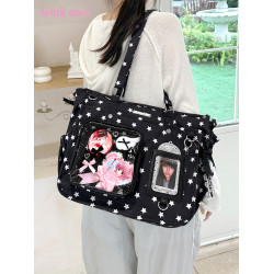 winkouv小食量外出波點痛包日常款裝娃大容量追星托特包20cm娃包