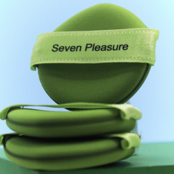 Seven Pleasure柒樂音符泡水大雙面氣墊粉撲