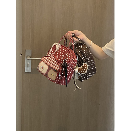 錢一波痛包｜新年禮物波點迷你趣味房子雙肩10cm娃包小食量二次元